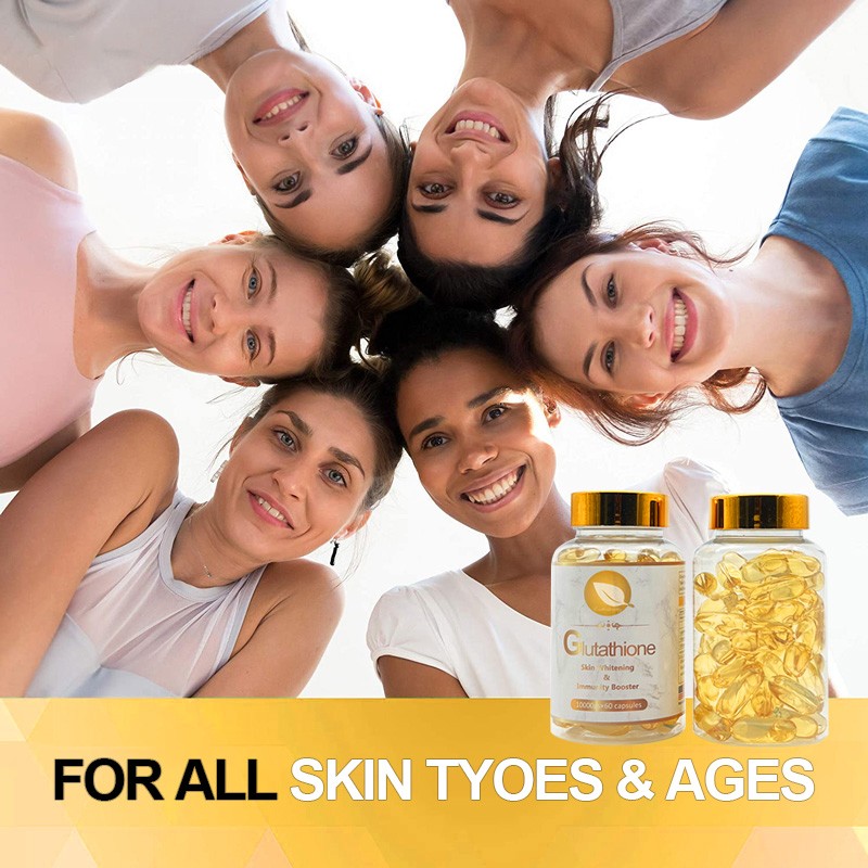 Glutathione Capsule Manufacturer - Anti-Aging 1500mg Collagen Soft Capsule Skin Whitening Pills