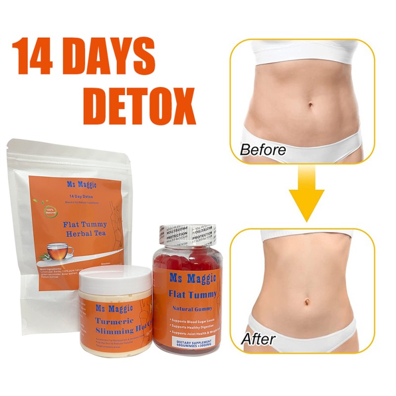 Flat Tummy Cream Manufacturer - 2023 Hot Sale Slimming Products 14 Days Detox Cleanse Organic