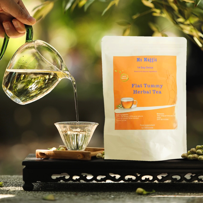 Herbal Tea Manufacturer - 2024 Flat Bellied Green Weight Loss Tea Chinese Herbal Medicine Burns Fat