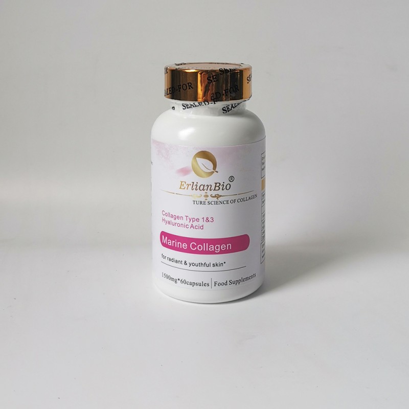 Skin Lightening Capsule Supplier - Face Care Best Quality Gmp 1500mg Halal Collagen Capsule