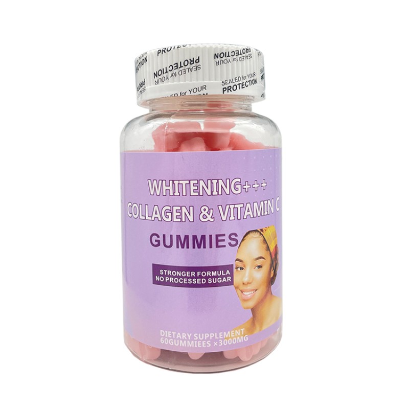 Collagen Gummies Supplier - Private Label Bear Fish Shape Natural Brightening Vitamin C
