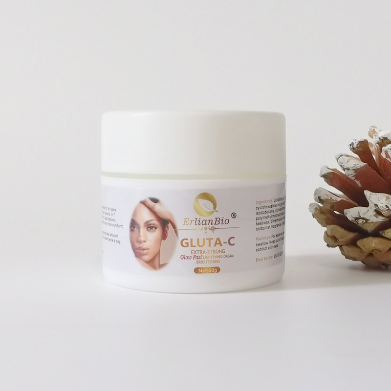 Face Whitening Cream Factory - Top Quality Private Label Herbal Green Skin Bleaching