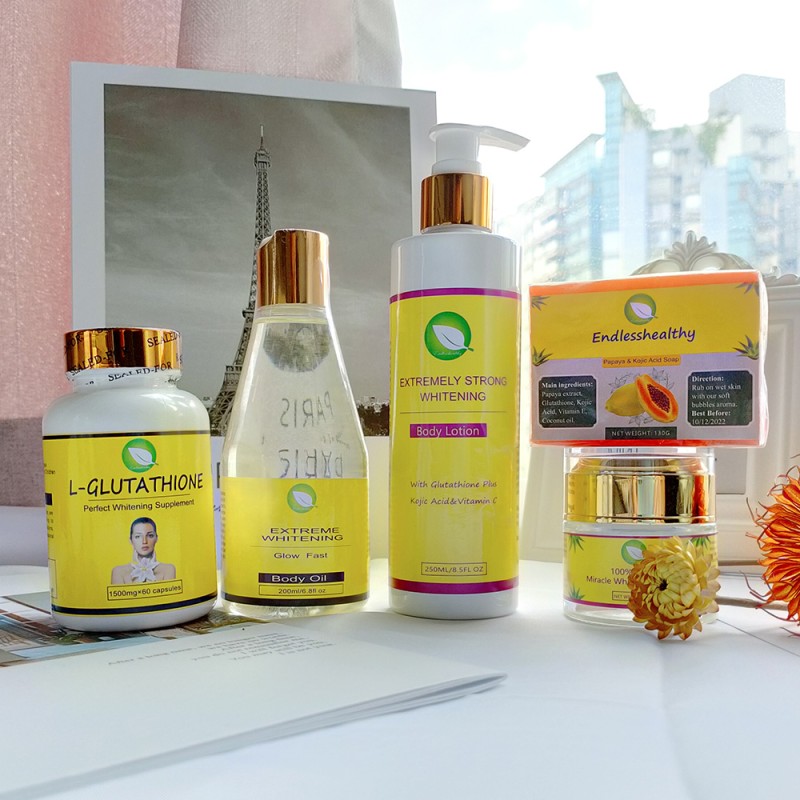 Whitening Set Manufacturer - Wholesale Korean Whitening Skin Care Set Glutathione Products Unisex