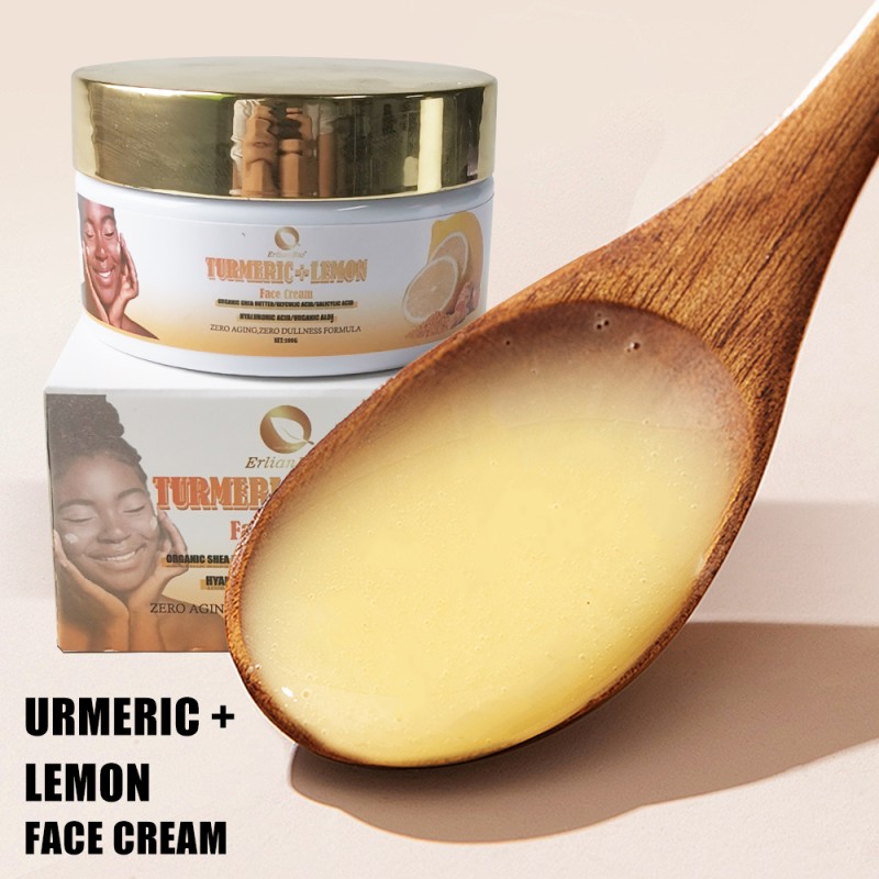 Face Cream Supplier - Pure Turmeric Vitamin C Natural Skin Brightening Acne Dark Spots Removal