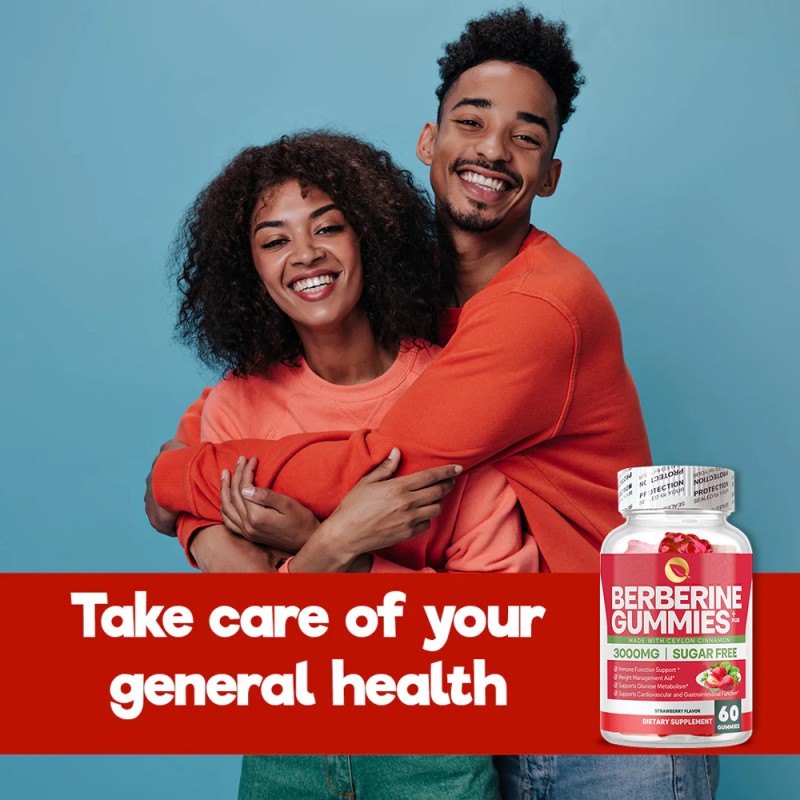 Berberine Gummies Factory - OEM/ODM 100% Natural Immune Booster with Ceylon Cinnamon