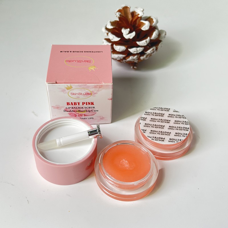 Lip Balm Manufacturer - OEM ODM Double Effect Lip Care 2 in 1 Moisturize Remove Dry Skin