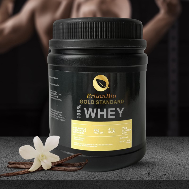 Protein Powder Factory - Private Label 5lb 100% Whey Protein Isolate Body Muscle Building Gold