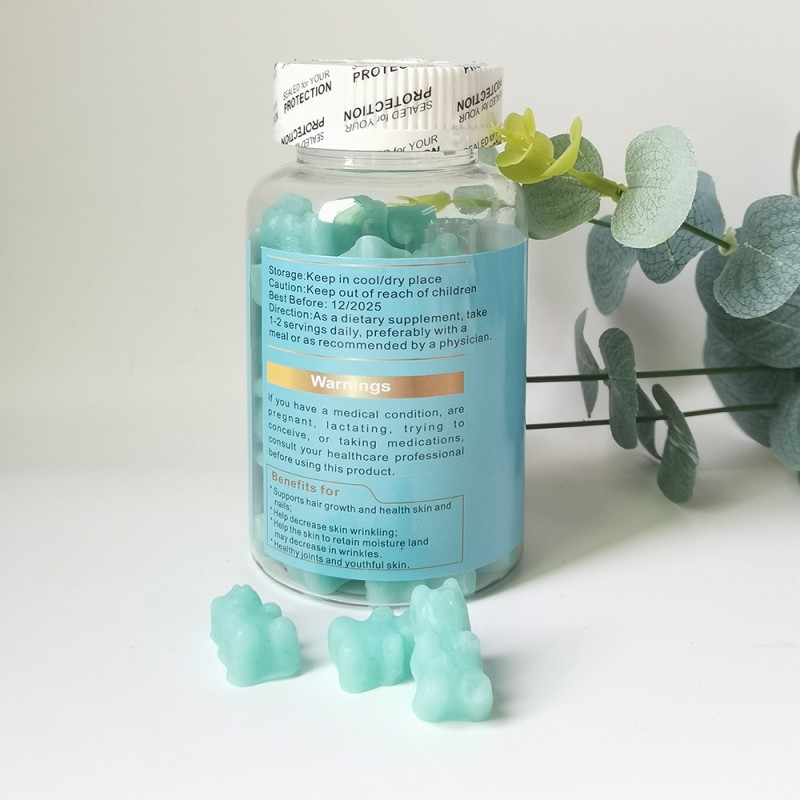 Hair Skin Gummies Factory - 2022 Hot Selling in USA Best Beauty Gummy Vitamins Adult Supplement