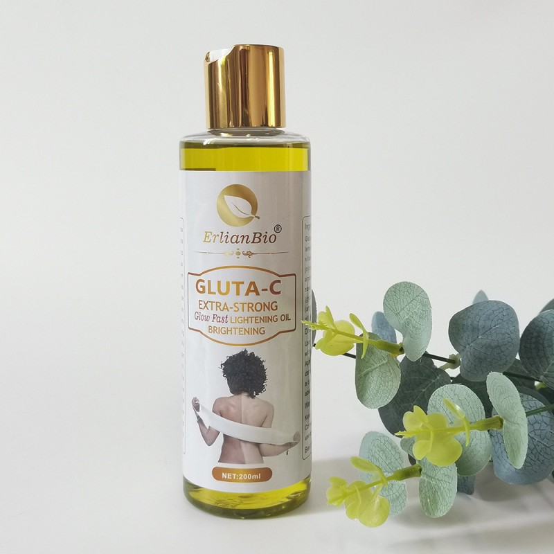 Skin Whitening Set Factory - ERLIANBIO Private Label Best Whitening Lightening Gluta-c for Dark Skin