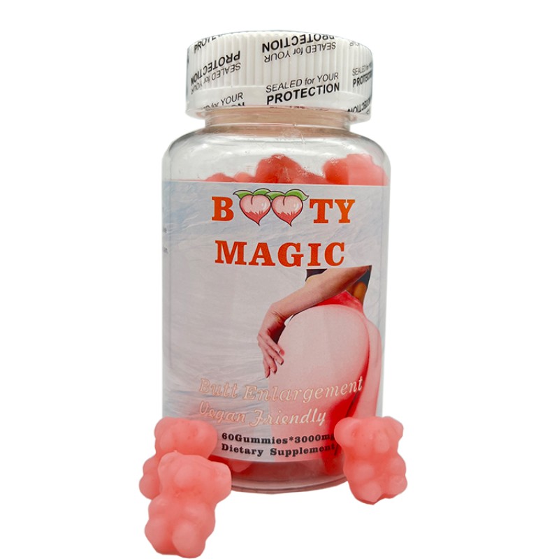 Booty Gummies Factory - Private Label 3000mg Organic Healthcare Supplement Butt Enlargement