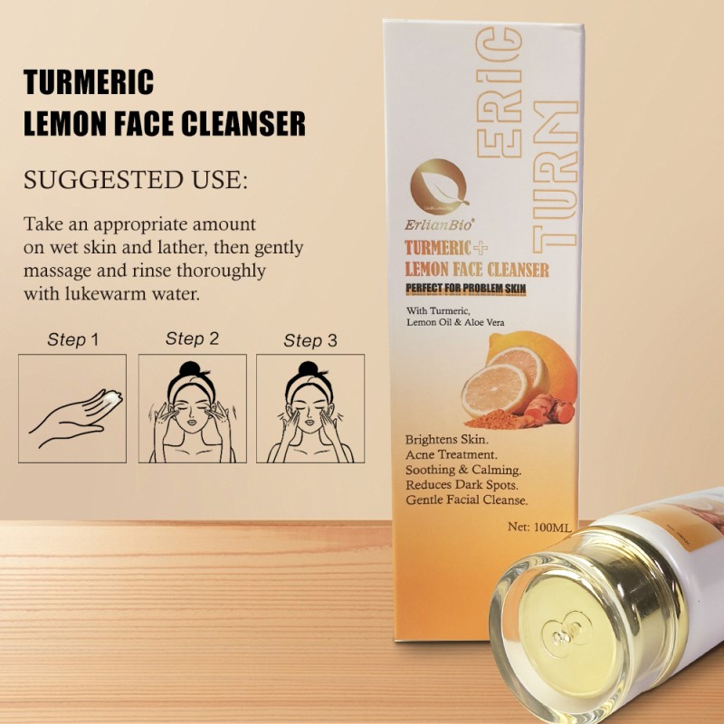 Facial Cleanser Factory - Top Quality Acne Treatment Remove Dark Spot Best Skin Care Turmeric