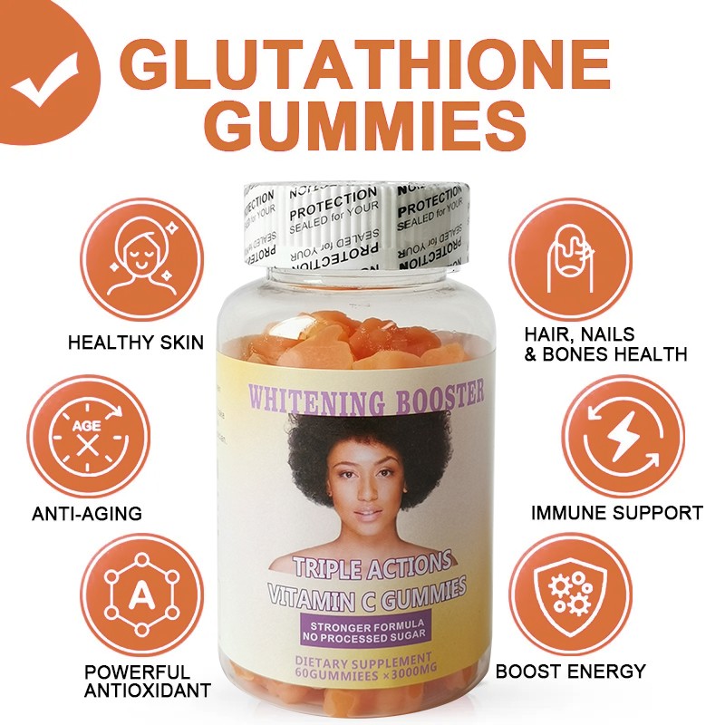 Vitamin C Gummies Supplier - Private Label Organic 3000mg Strong Formula Glutathione Collagen