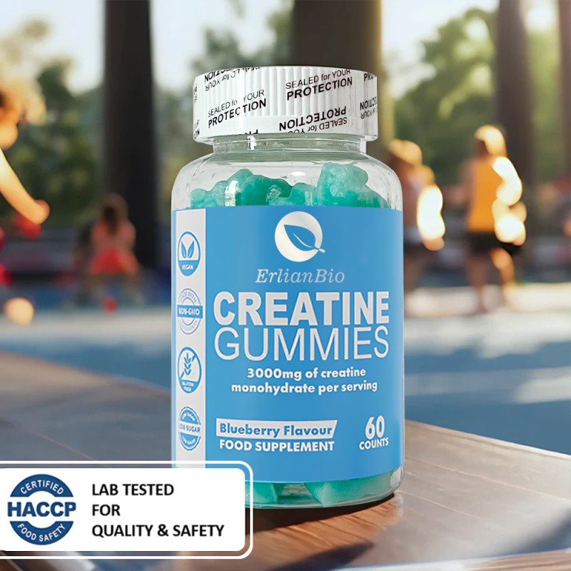 Creatine Gummies Factory - Private Label Monohydrate Pre Workout Vegan Improve Immunity