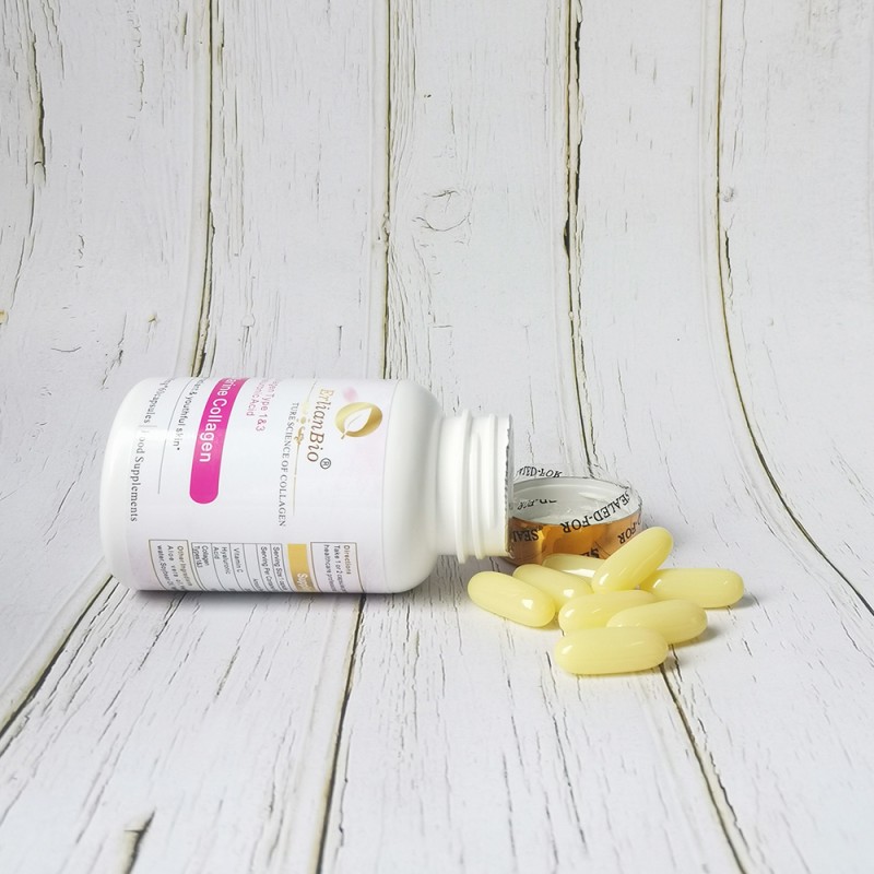 Collagen Capsules Factory - Dietary Supplement Nutrition Supplement Skin Tightening Pills Beauty