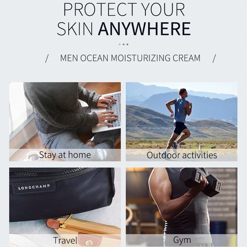 Men's Skin Care Set Factory - Controller Oil Exfoliating Facial Moisturizer Cleans Unclogs Pores