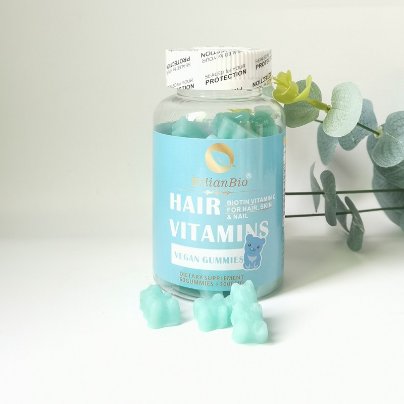Hair Skin Gummies Factory - 2022 Hot Selling in USA Best Beauty Gummy Vitamins Adult Supplement