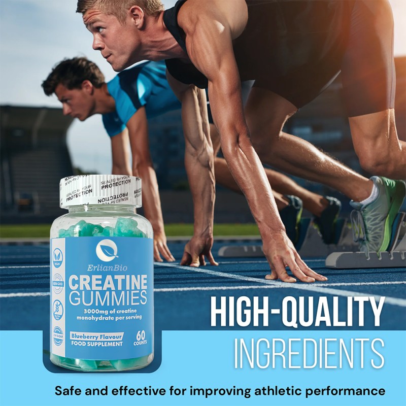 Creatine Gummies Factory - Private Label Monohydrate Pre Workout Vegan Improve Immunity