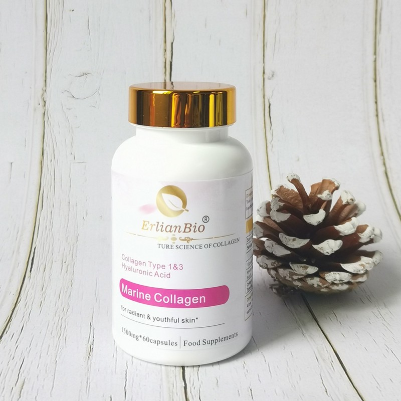 Collagen Capsules Factory - Dietary Supplement Nutrition Supplement Skin Tightening Pills Beauty