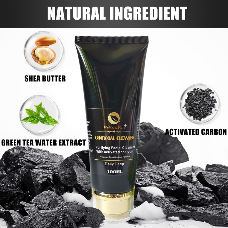 Face Cleanser Supplier - Hot Selling Charcoal Eliminate Acne Black Spots Brighten