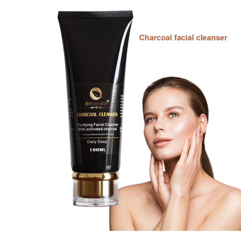 Face Wash Supplier - 100% Natural Hot Selling Black Skin Whitening Activated Charcoal Bamboo