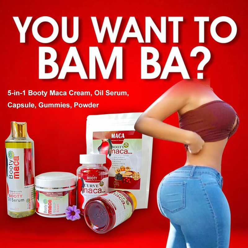 Butt Enhancement Set Manufacturer - OEM/ODM Cream Oil Pills Curves Set Maca Powder Kits
