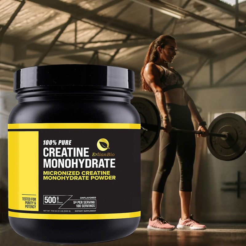 Creatine Powder Supplier - Pre Workout Custom Muscle Building Halal Monohydrate Supplement