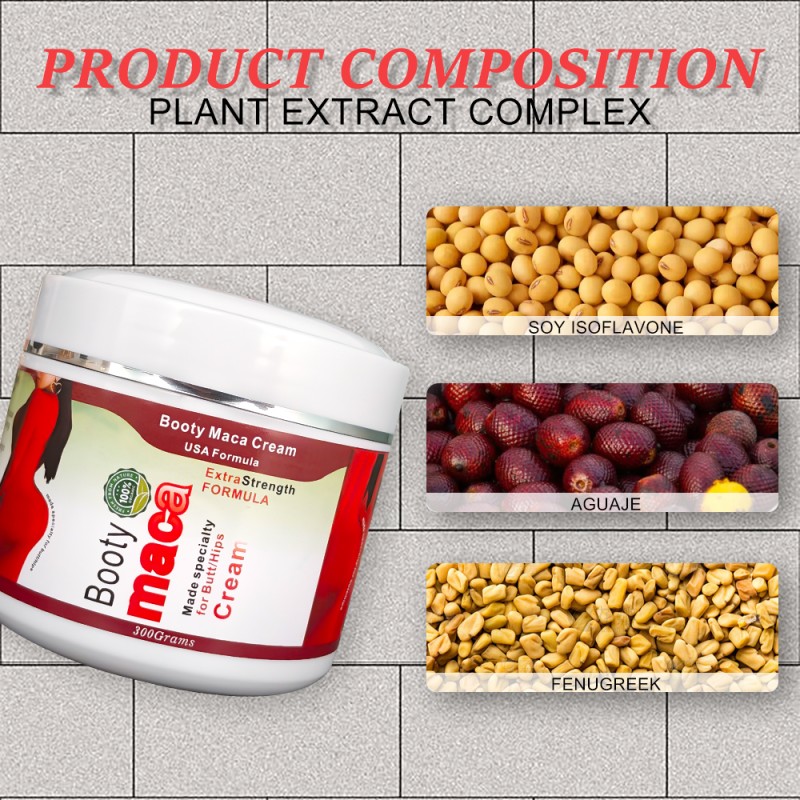 Butt Enhancer Cream Factory - Private Label 300ml Perfect Shape Curve Maca Hip