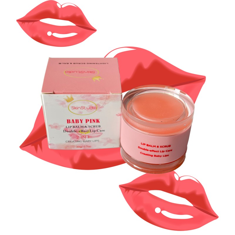 Lip Care Manufacturer - Private Label for Black Lips Exfoliating 2 in 1 Natural Gentle Care