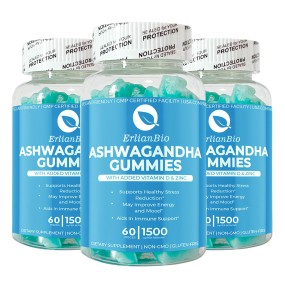 Ashwagandha Gummies Supplier - OEM Private Label Vegan Pectin Candy Stress Relief