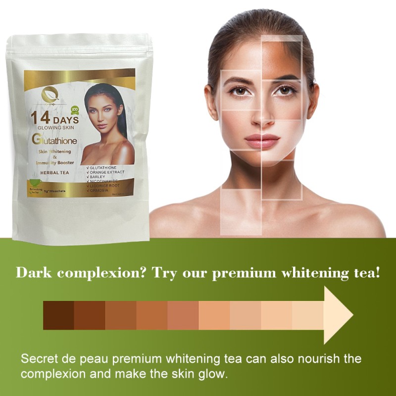Skin Whitening Tea Factory - Anti-Aging Clearing Dark Spots Fading 30 Teabags Brightening