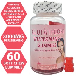 Skin Whitening Gummies Manufacturer - OEM Private Label Food Supplements GSH Anti-Aging Brightening