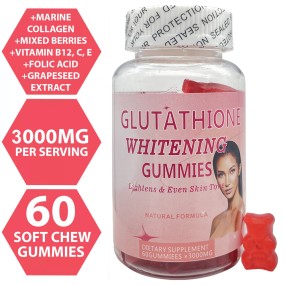 Skin Whitening Gummies Manufacturer - OEM Private Label Food Supplements GSH Anti-Aging Brightening