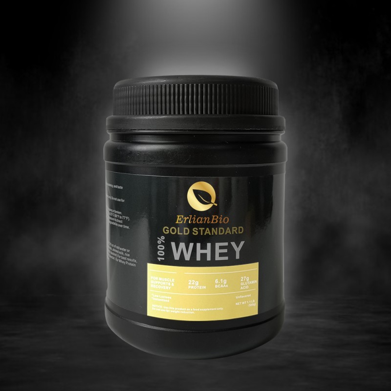 Protein Powder Factory - Private Label 5lb 100% Whey Protein Isolate Body Muscle Building Gold