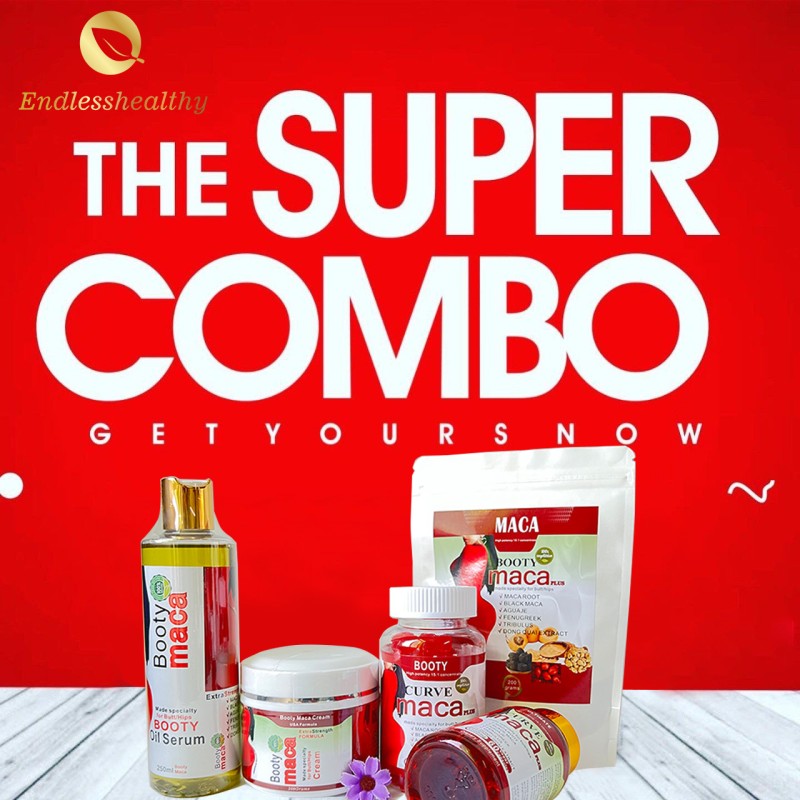 Butt Enhancement Set Manufacturer - OEM/ODM Cream Oil Pills Curves Set Maca Powder Kits