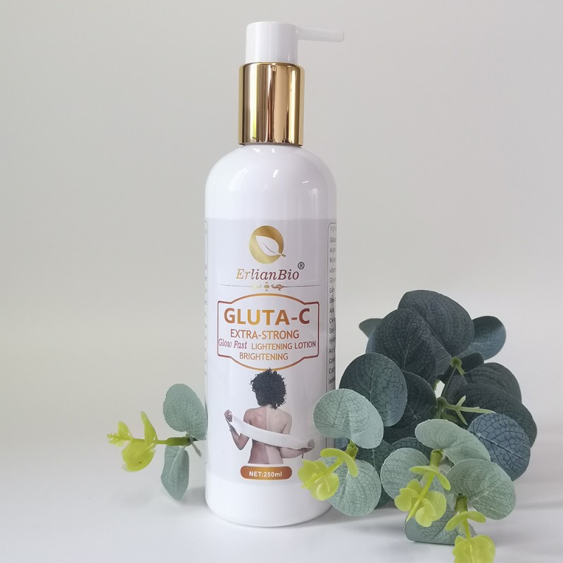 Skin Whitening Set Factory - ERLIANBIO Private Label Best Whitening Lightening Gluta-c for Dark Skin