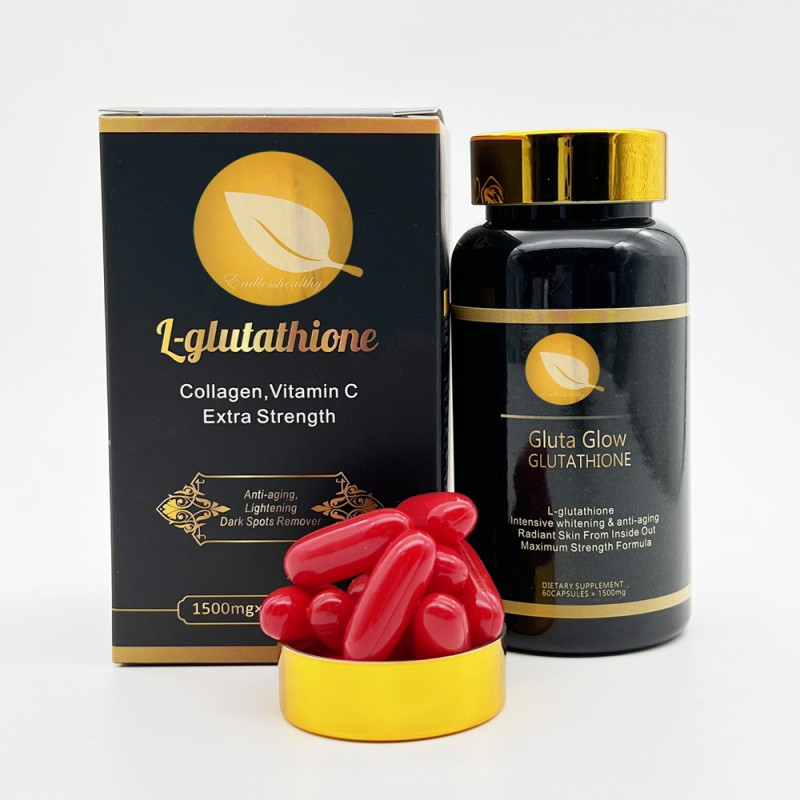 Glutathione Capsules Factory - 90000mg OEM Private Label Reduced Halal for Whitening Skin