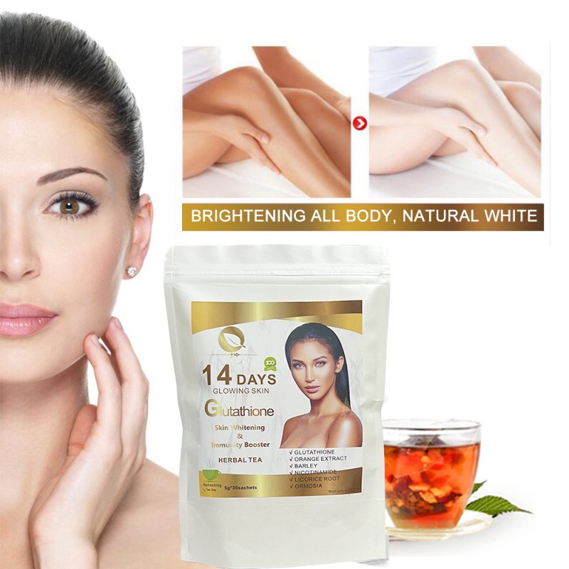 Skin Whitening Tea Supplier - Hot Selling OEM 28 Days Glow Tea Herbal Anti Aging Lightening