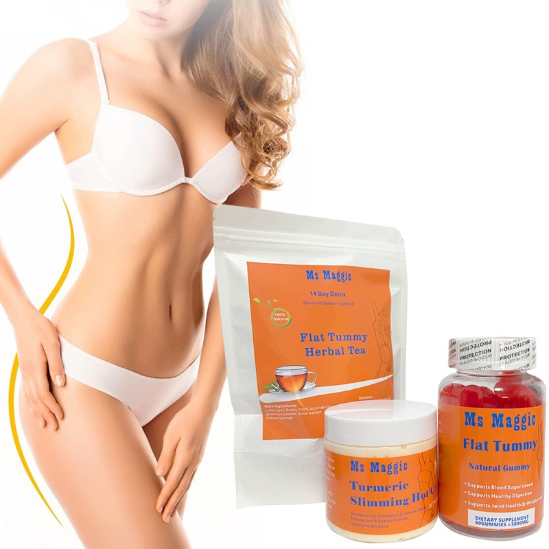 Slimming Products Factory - OEM/ODM Herbal Flat Tummy Candy Gummy Loss Weight Cream14 Days Detox
