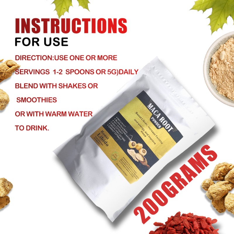 Maca Powder Supplier - OEM High-quality Supplements Enhance Male Strength Endurance