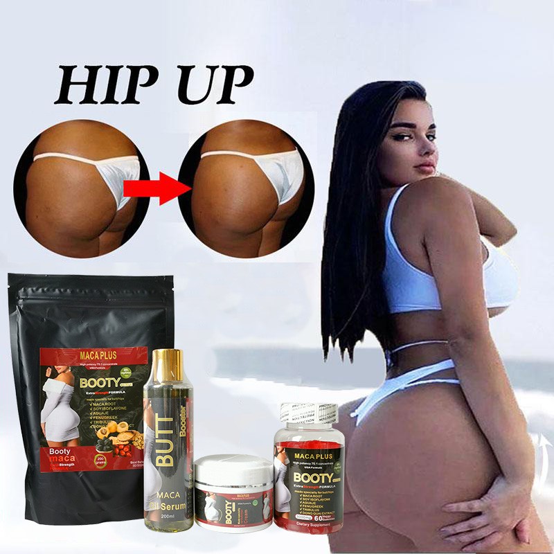 Butt Enlargement Set Factory - OEM Hip up Booty Curves Big Butt Cream Oil Ultimate Maca