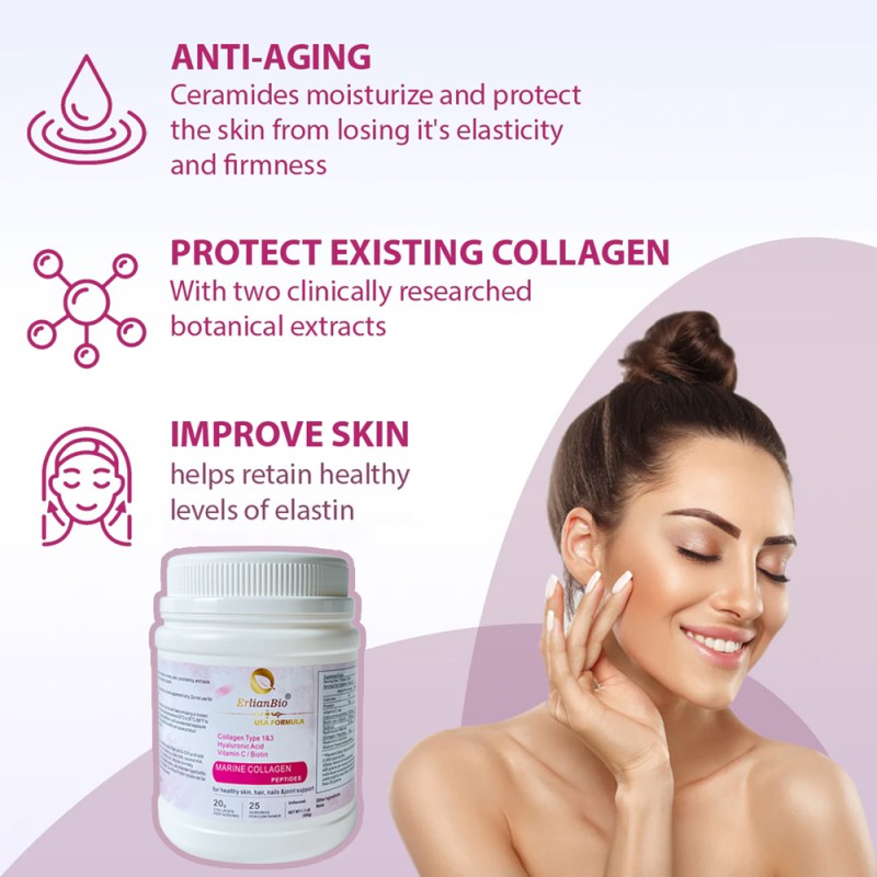 Collagen Capsules Supplier - OME Supplement Marine Fish Skin Hydrolysed Pure Marine Bio