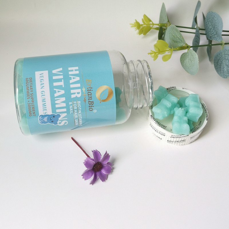 Hair Care Gummies Factory - Best Lightening Brightening Private Label Supplement Collagen Candy