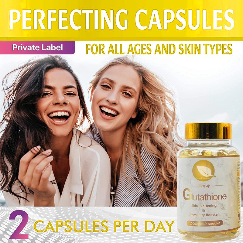 Glutathione Capsule Factory - 1500mg Top Quality Best Price Super White Skin Fast l Glutathione