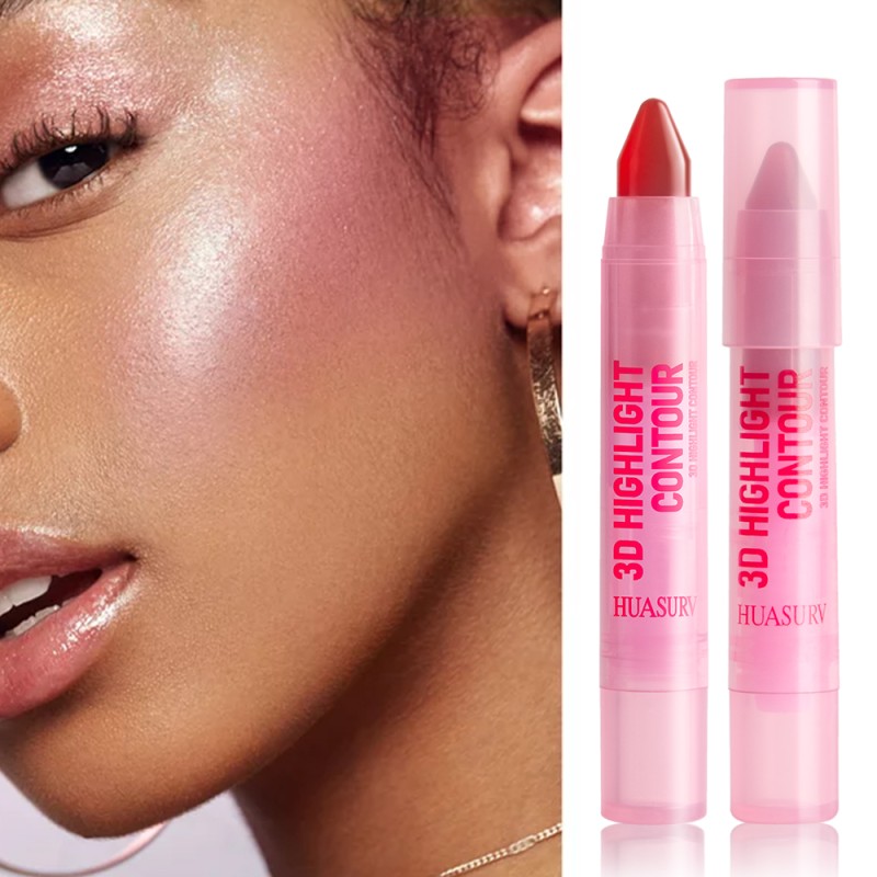 Jelly Blush Stick Factory - HUASURV 4 Color High Pigment Waterproof Long Lasting Shiny