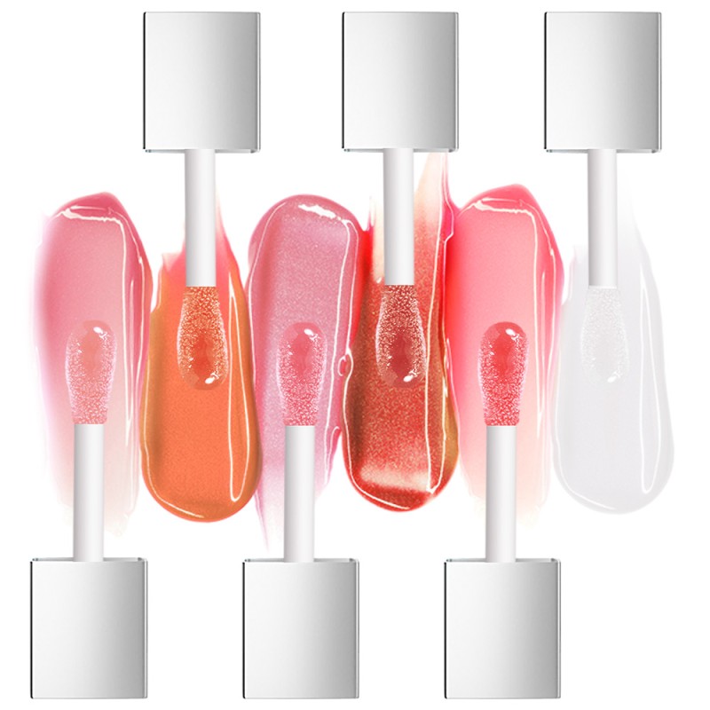 Cream Lipstick Supplier - 4 Colors Glossy Donut Shape Fluorescent Light Non-stick