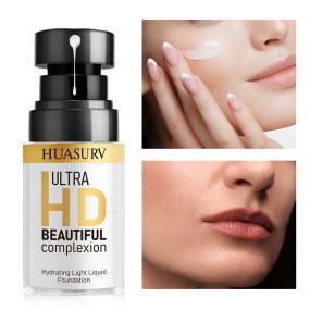 Liquid Foundation Manufacturer - HUASURV 4-Color Full Coverage Matte Oil Control Waterproof