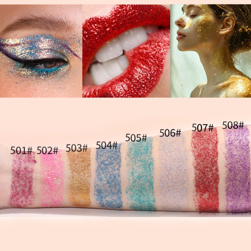 Glitter Highlighter Supplier - HUASURV Wholesale Private Label Non-Fading Waterproof