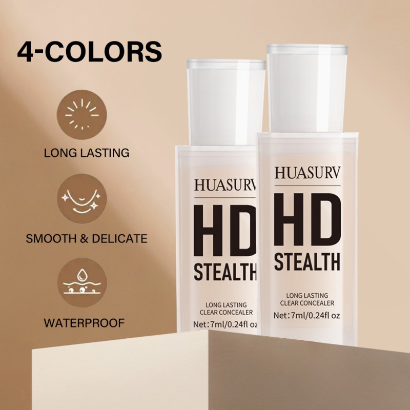 Liquid Foundation Manufacturer - HUASURV Full Coverage Waterproof Color Changing Matte