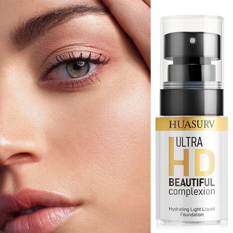 Liquid Foundation Manufacturer - HUASURV 4-Color Full Coverage Matte Oil Control Waterproof