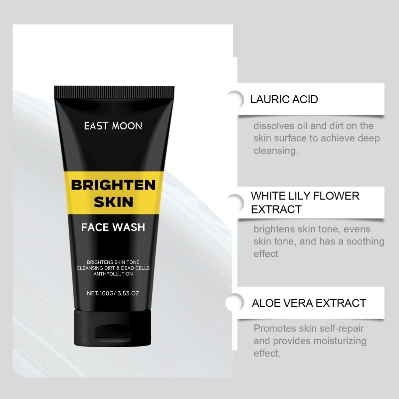 Face Wash Manufacturer - Organic Hydrate Cleanser Oil Control Brighten Skin Tone Face Wash for Men